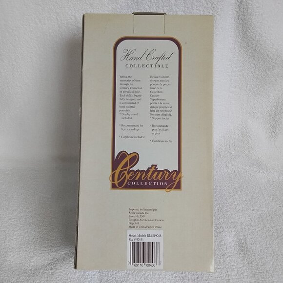 Genuine 12" Porcelain Handcrafted Collectible Doll Century Collection BNIP!! - Picture 4 of 4